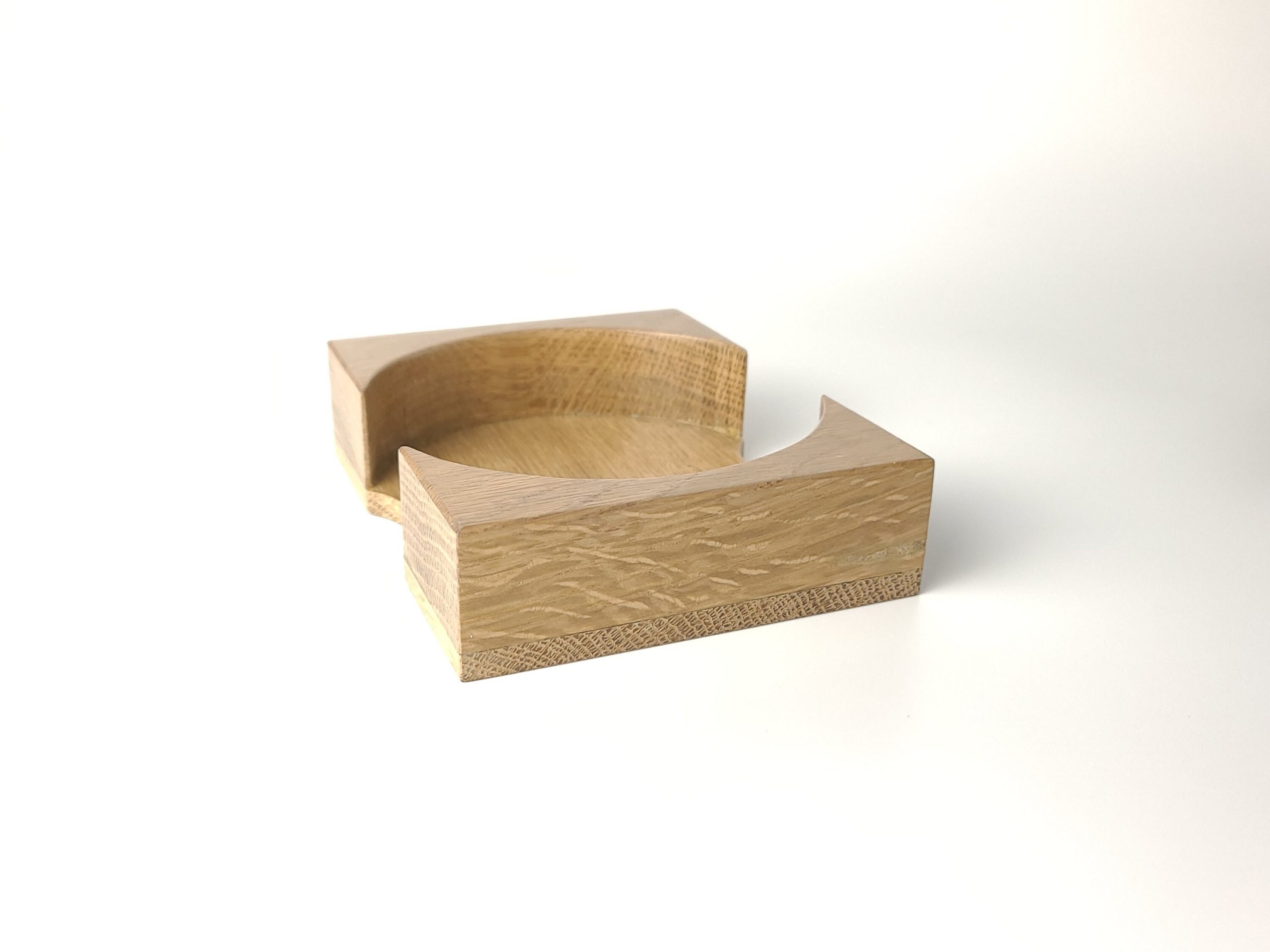 Upright Wood Coaster Holder