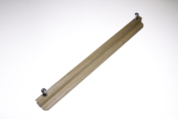 Oversized L-Shaped Oak Drawer Pull, Wooden Wardrobe Handle - Image 7