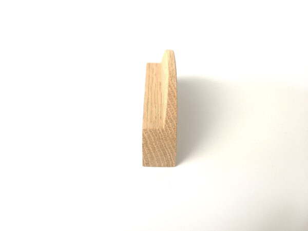 Semicircle Oak Cabinet Pull, Wooden Handle - Image 4