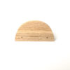 Semicircle Oak Cabinet Pull, Wooden Handle - Image 6