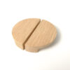 Semicircle Oak Cabinet Pull, Wooden Handle - Image 2