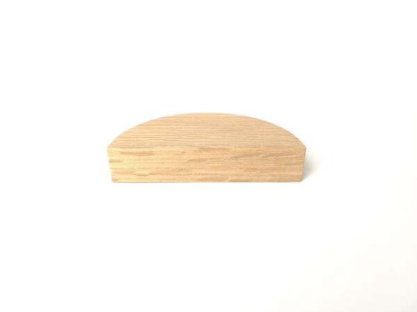 Semicircle Oak Cabinet Pull, Wooden Handle - Image 7