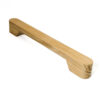 Rounded Oak Bar Pull, Wooden Appliance Handle - Image 3