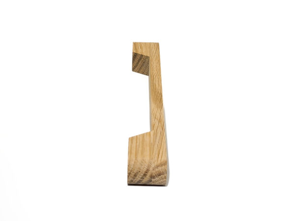 Rounded Oak Bar Pull, Wooden Appliance Handle - Image 7