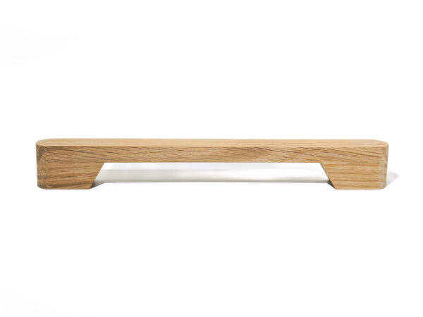 Rounded Oak Bar Pull, Wooden Appliance Handle - Image 10