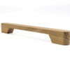 Rounded Oak Bar Pull, Wooden Appliance Handle - Image 4