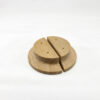 4" Diameter Semicircle Oak Cabinet Pull (1 Pair), Wooden Handle - Image 8
