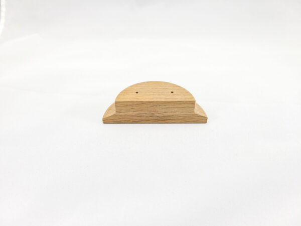 4" Diameter Semicircle Oak Cabinet Pull (1 Pair), Wooden Handle - Image 7