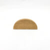 4" Diameter Semicircle Oak Cabinet Pull (1 Pair), Wooden Handle - Image 3