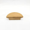 4" Diameter Semicircle Oak Cabinet Pull (1 Pair), Wooden Handle - Image 9