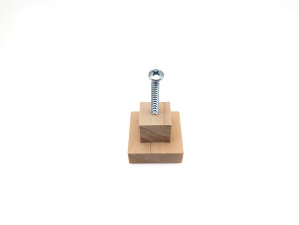 1-1/4" Square Wooden Drawer & Cabinet Knob - Image 7