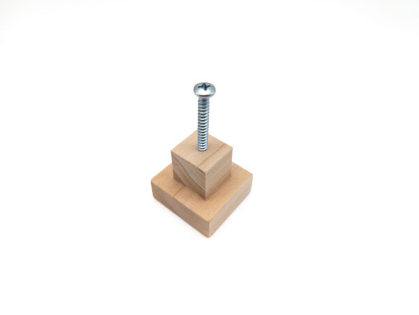 1-1/4" Square Wooden Drawer & Cabinet Knob - Image 8