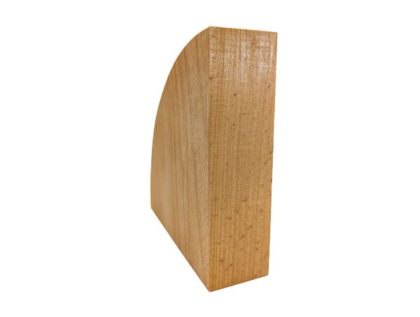 Semicircle Striped Bookends with Padauk, Mahogany, and Walnut Inlays (1 Pair) - Image 5