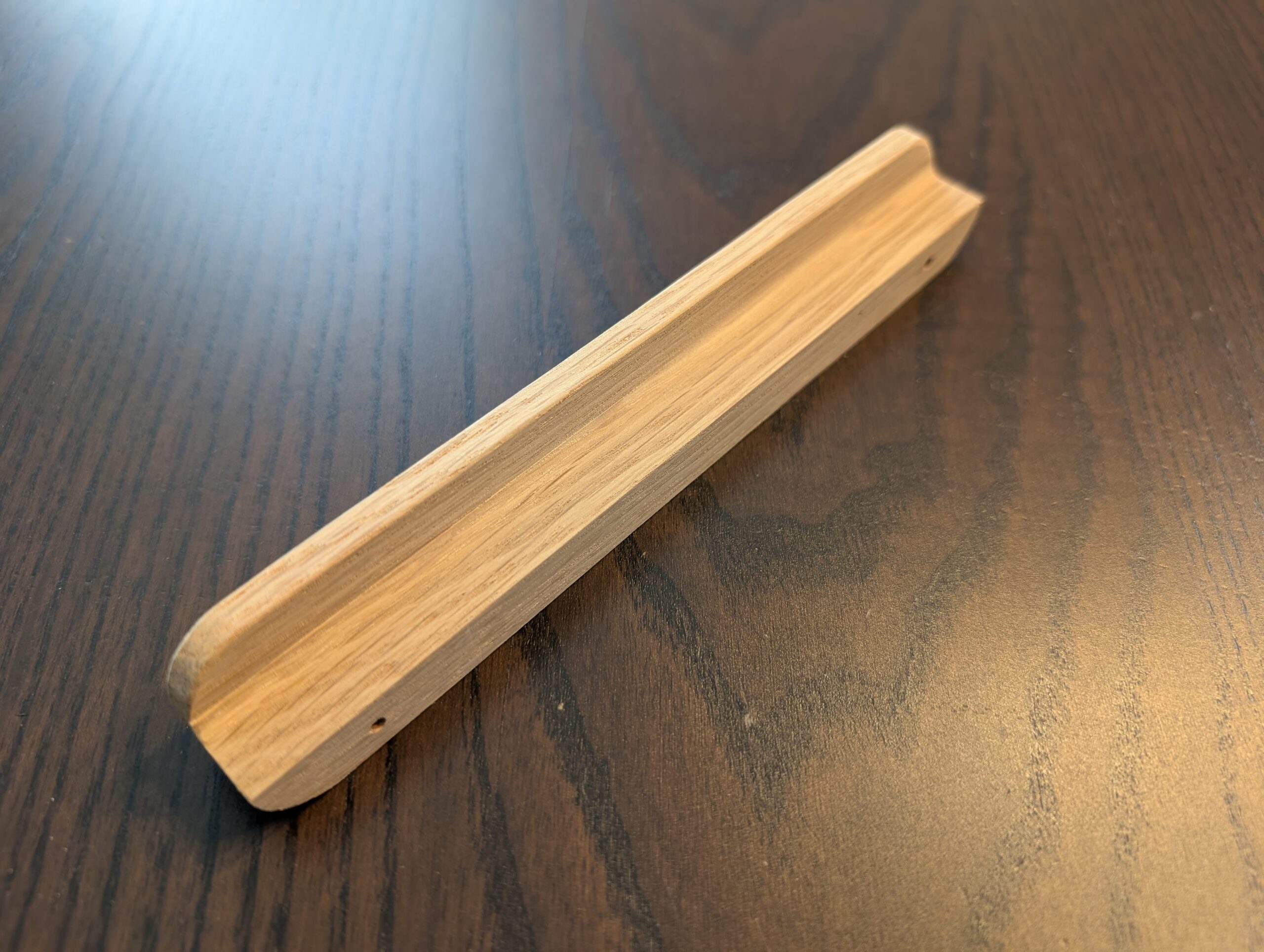 Custom L-Shaped and Rounded Oak Bar pulls (Set of 43 for Bach) - Image 3