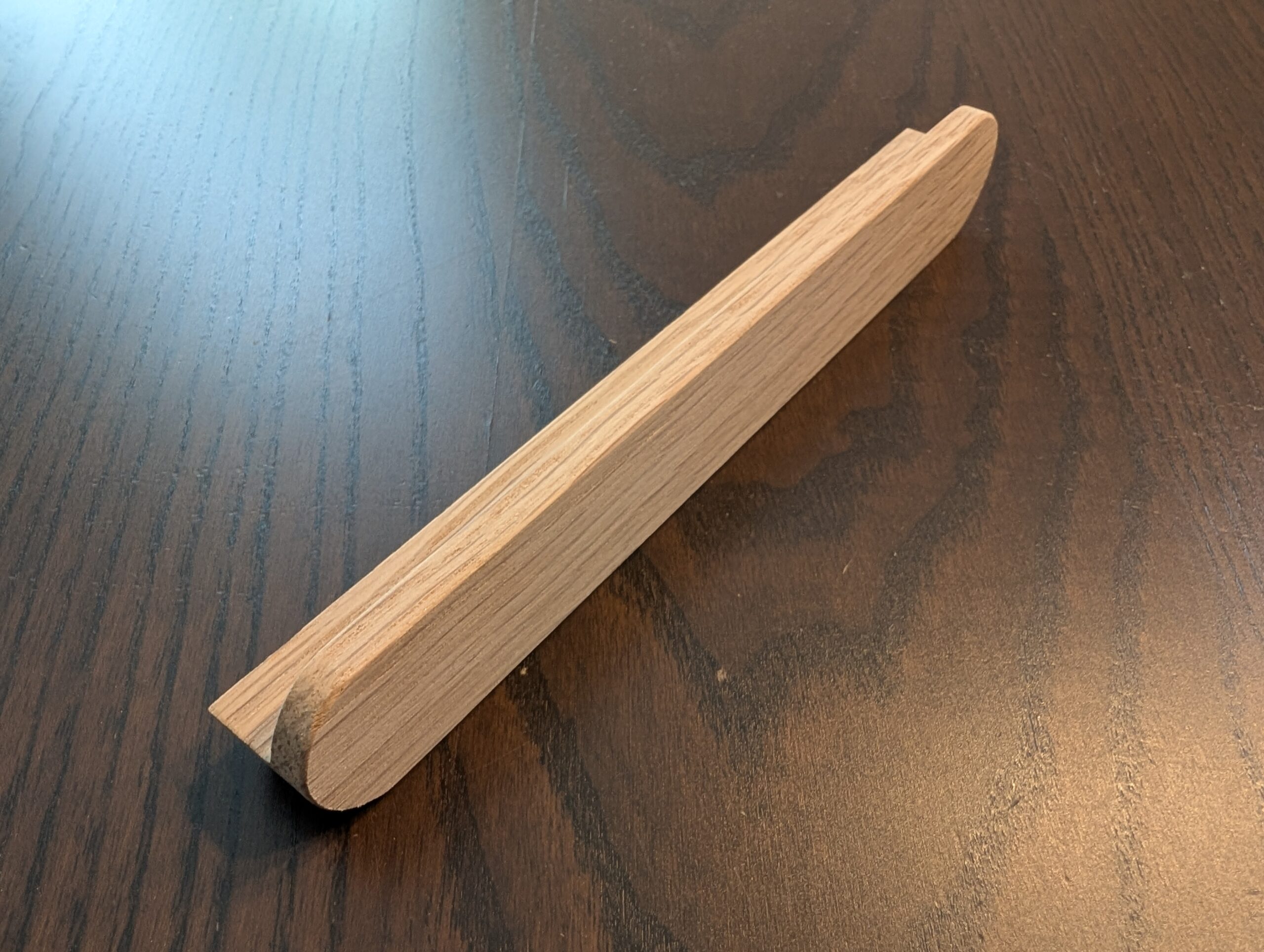 Custom L-Shaped and Rounded Oak Bar pulls (Set of 43 for Bach) - Image 2